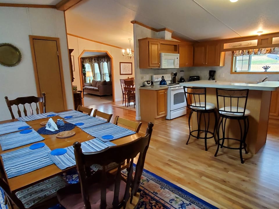 Great room with easy flow to living area