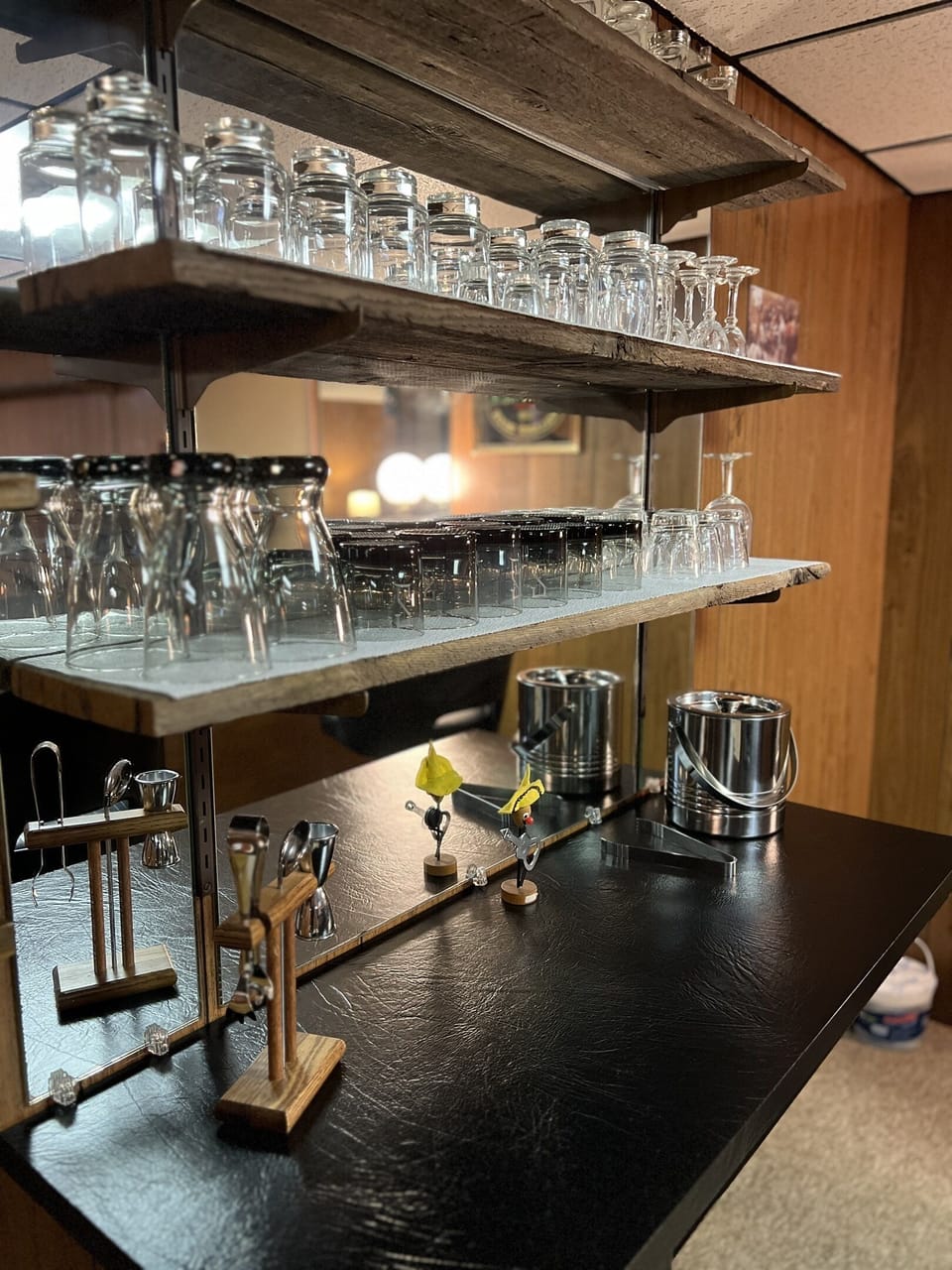 Lower level bar area