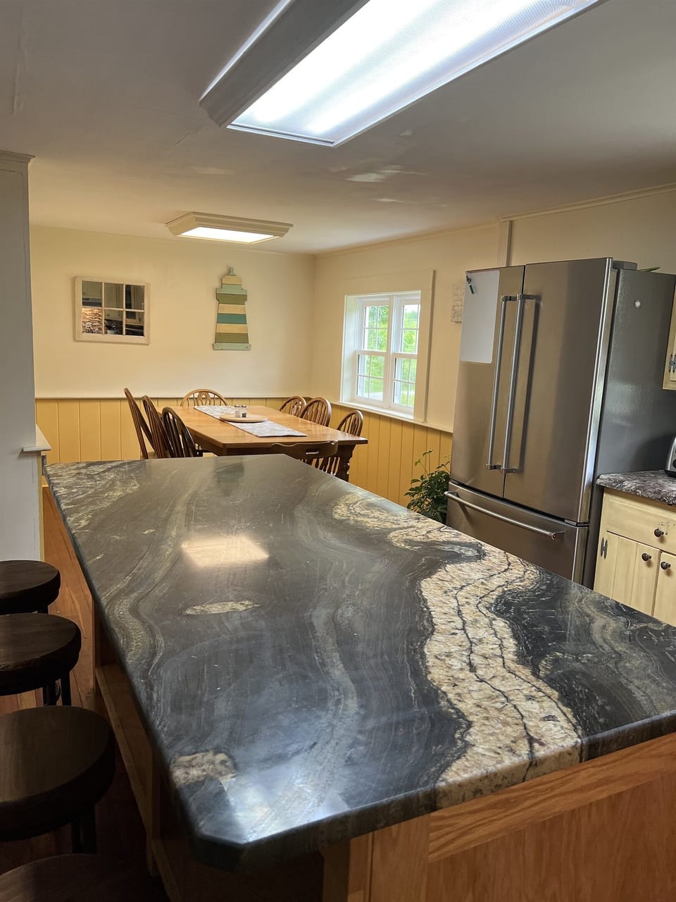Kitchen and dining area