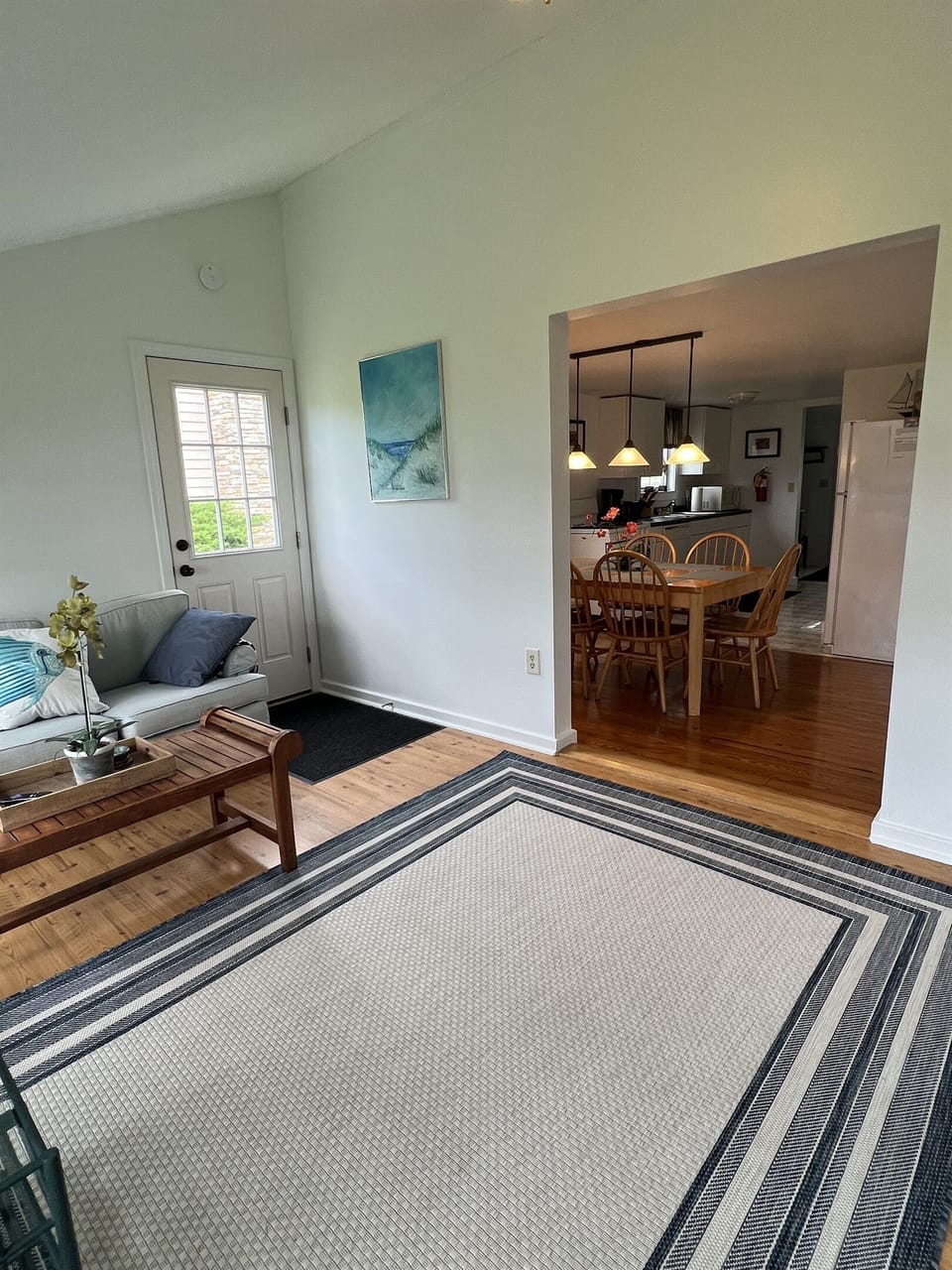 Sunroom into Dining area and Kitchen