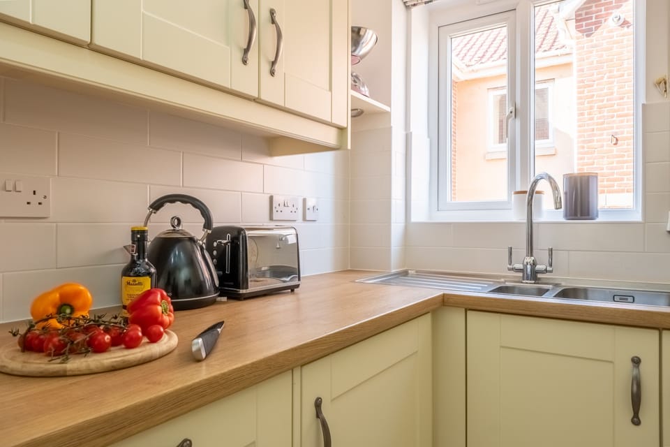 Kitchen with modern appliances