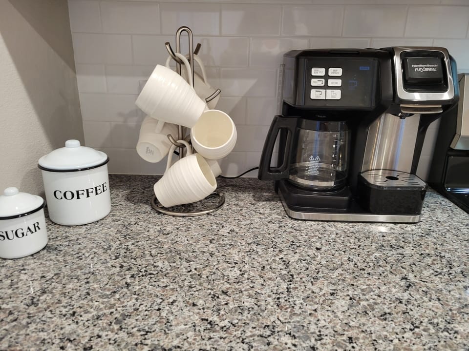 Kurig and regular coffee provided
