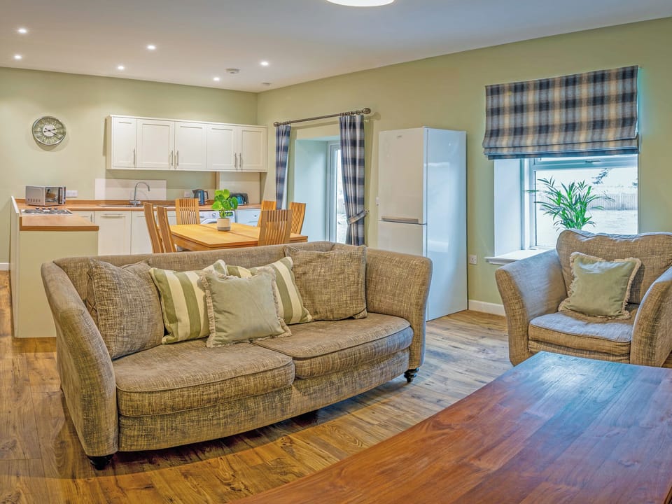 Open plan living space | Easter Caiplich - Dalnagar Castle And Cottages, Glenshee, Cairngorms