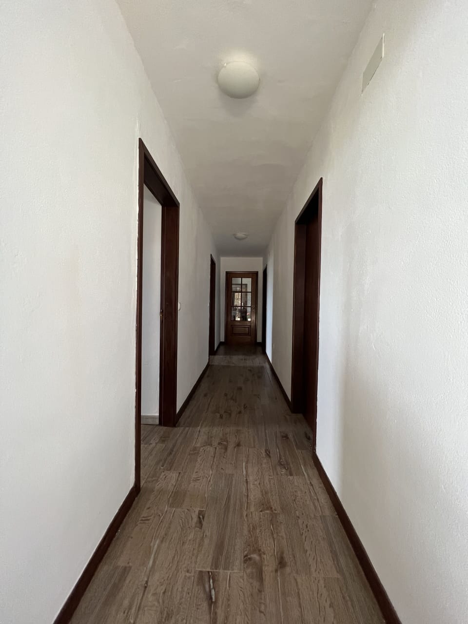 Corredor de acesso aos quartos de dormir