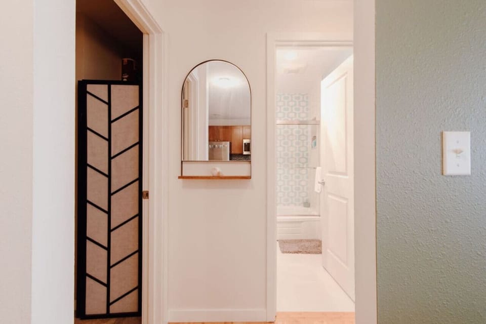 Entry and Bathroom
