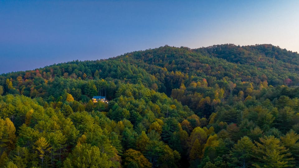 Aerial view of home...The mountains are calling and you must come!