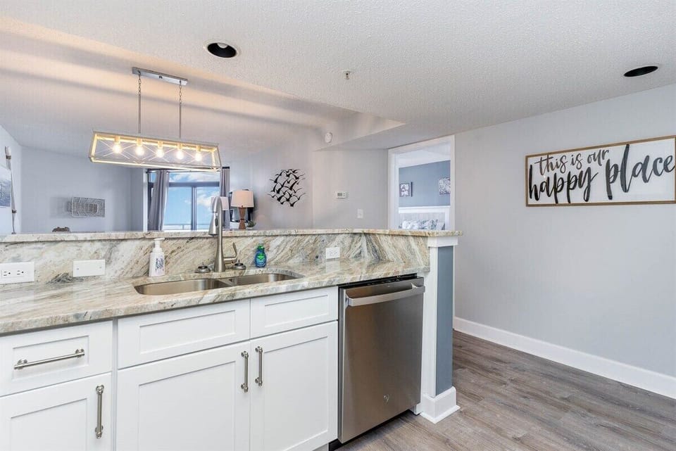 The kitchen opens into the dining room, so you're never far away from your loved ones.
