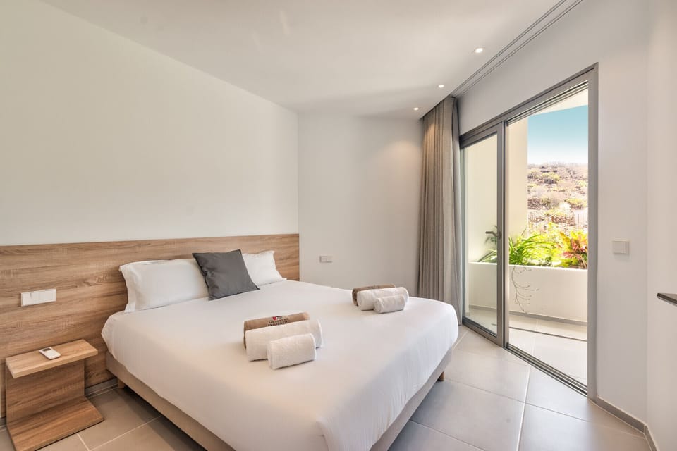 Spacious bedroom with terrace