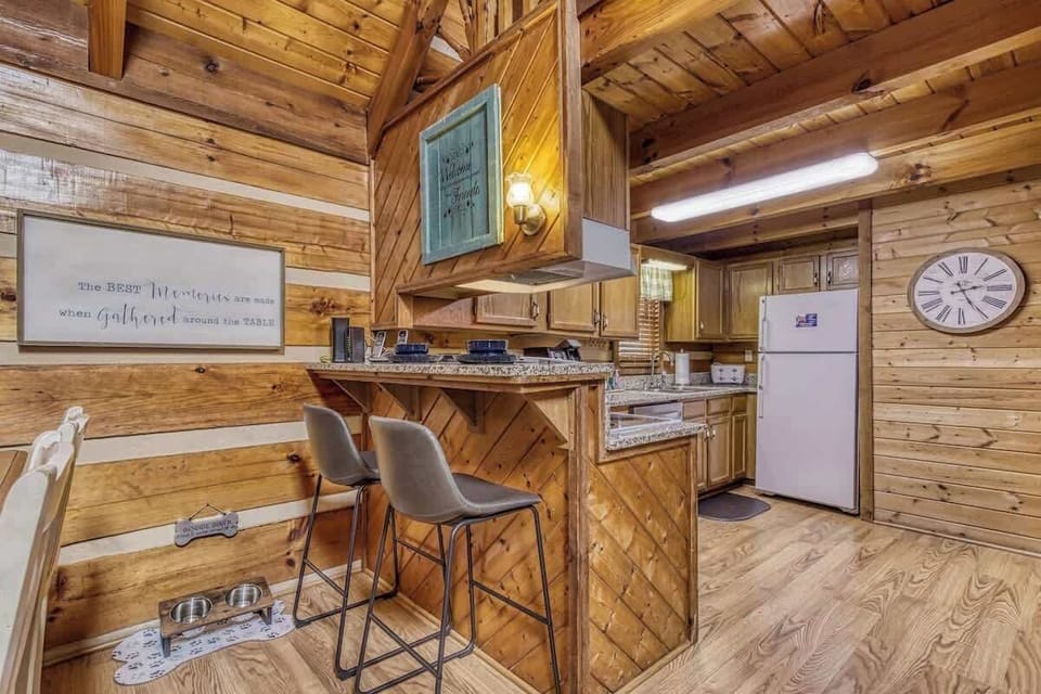 Modern charm meets rustic elegance in this inviting space for culinary adventures!