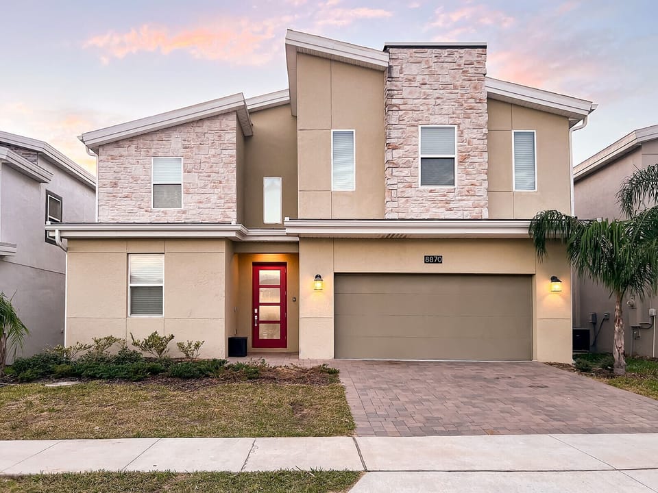 Our 8BR Villa is super spacious and overlooks the golf course