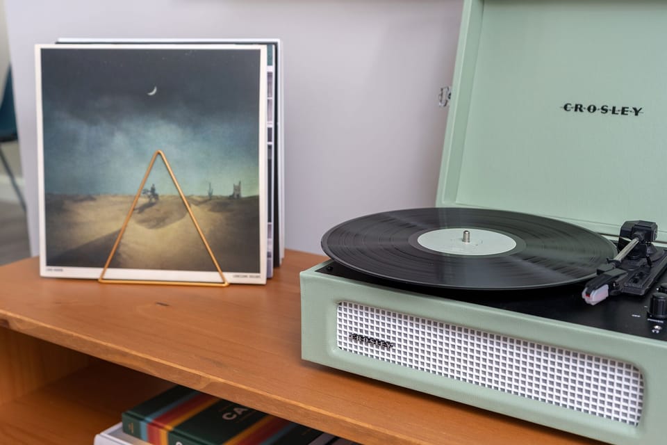 Enjoy listening to our curated vinyl collection. 