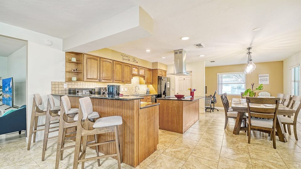Bright open floorplan