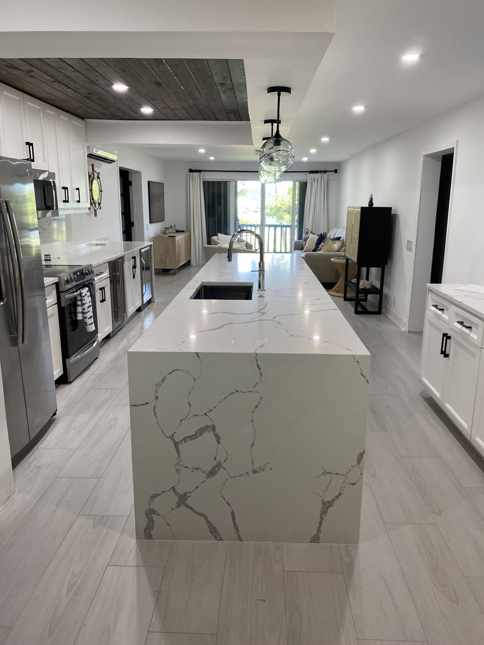 Entrance view into our unit