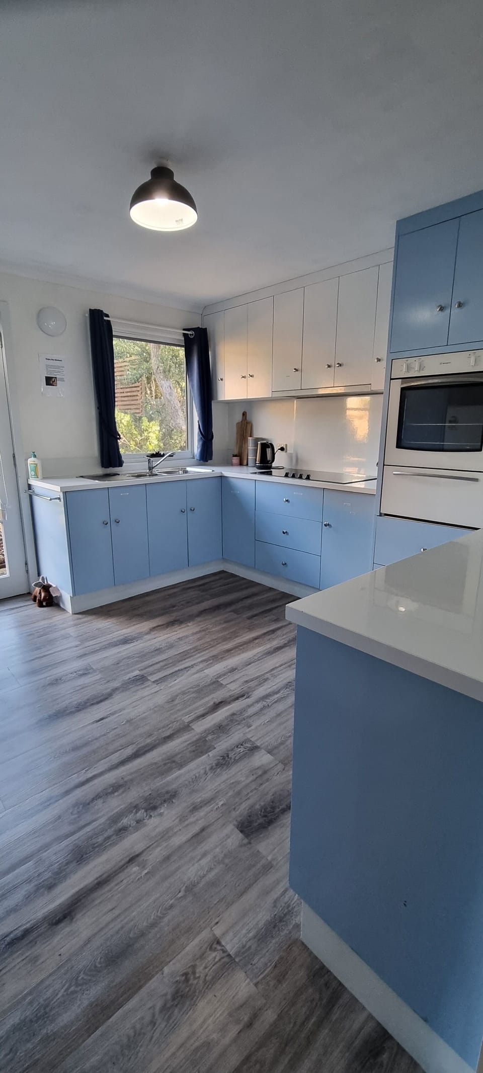 Plenty of cupboard space and room to cook those meals