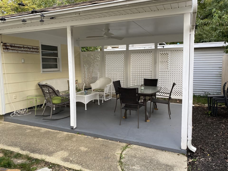 Covered patio