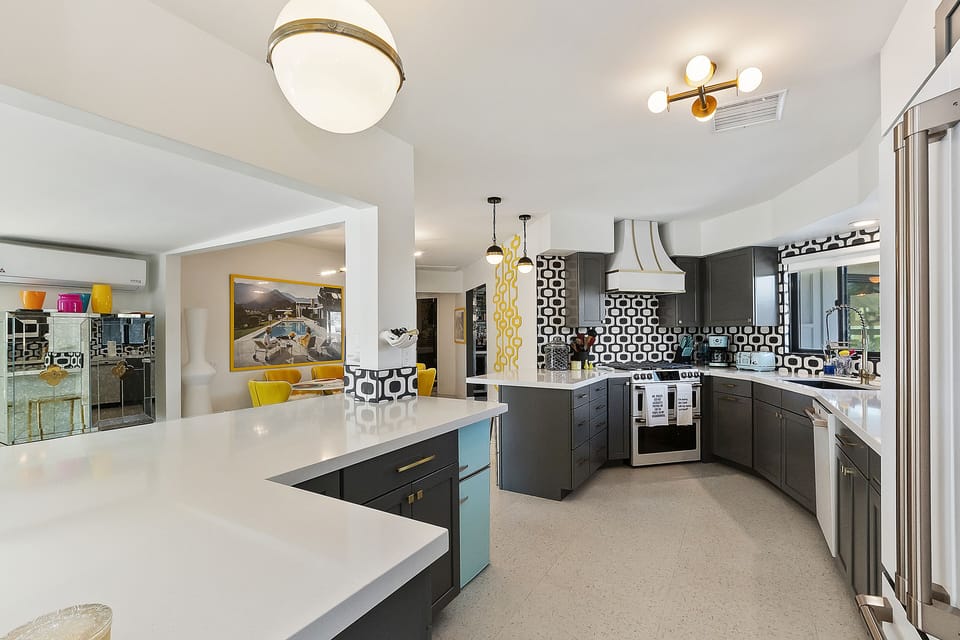 The Kitchen is all new, wide open & stunning