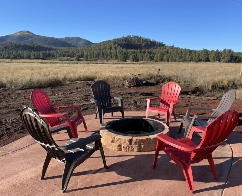 Firepit to enjoy time and conversation at Williams Arizona Vacation Rental
