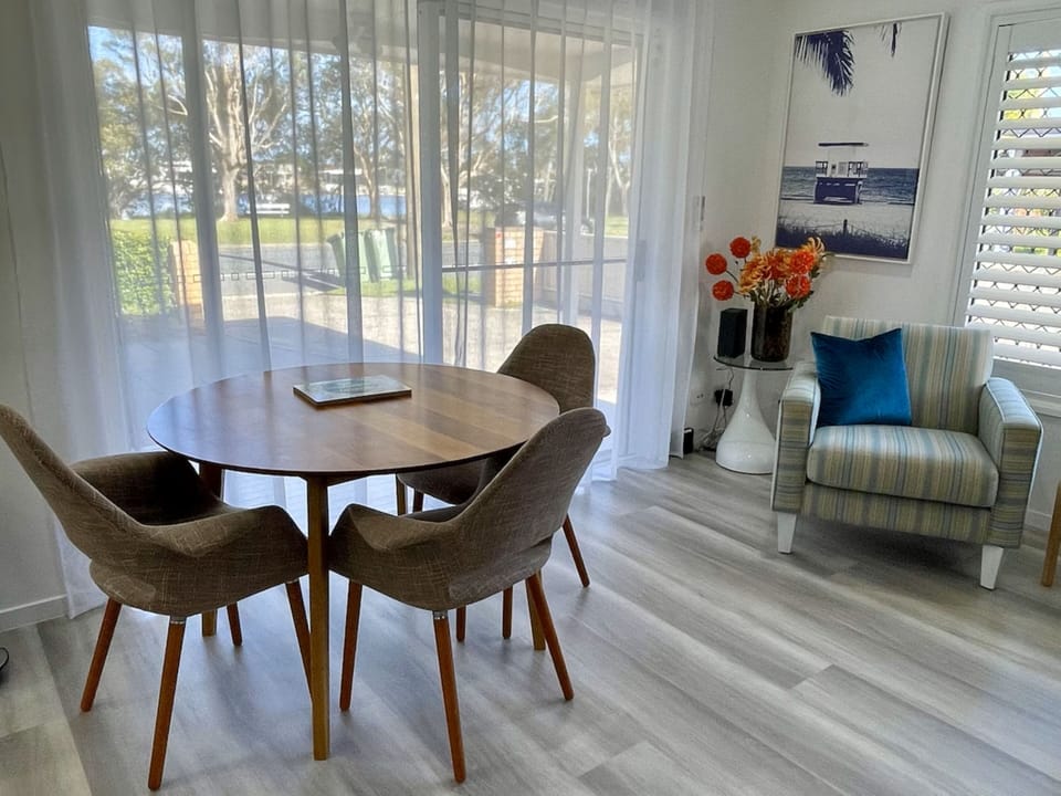Breakfast area with a view