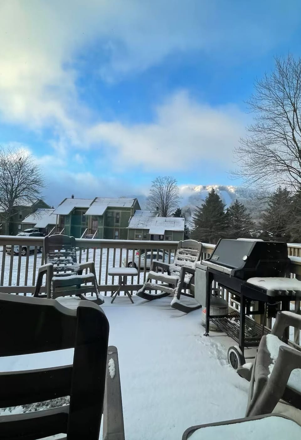 Winter patio