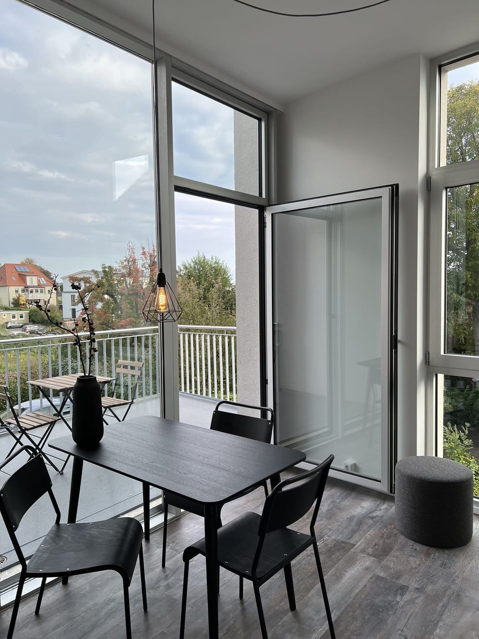Dining area and balcony