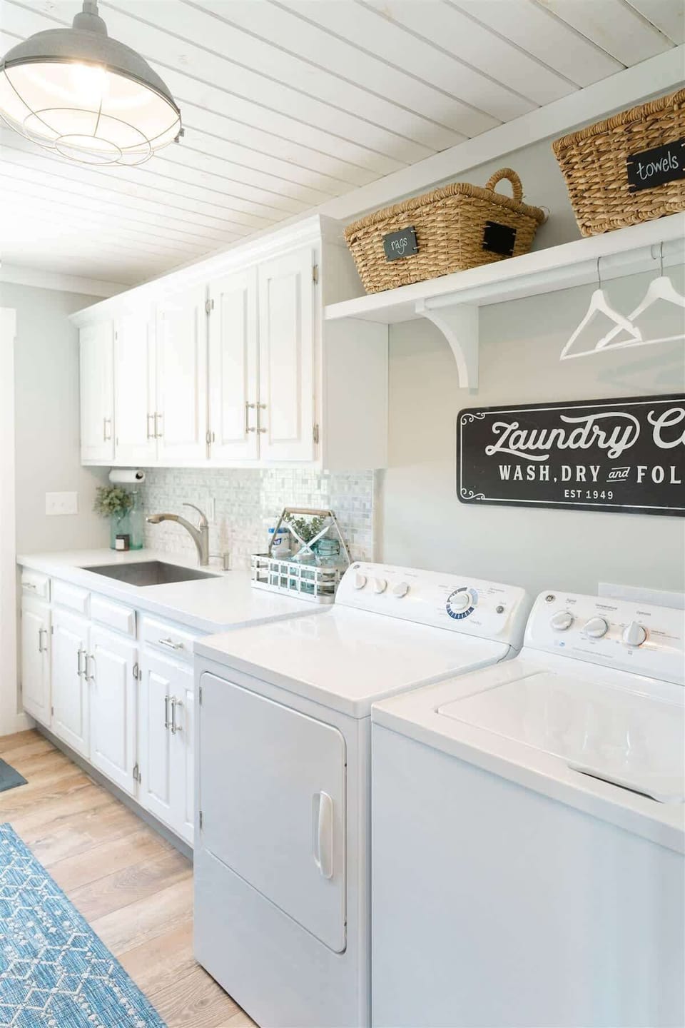 The home features a washer and dryer.