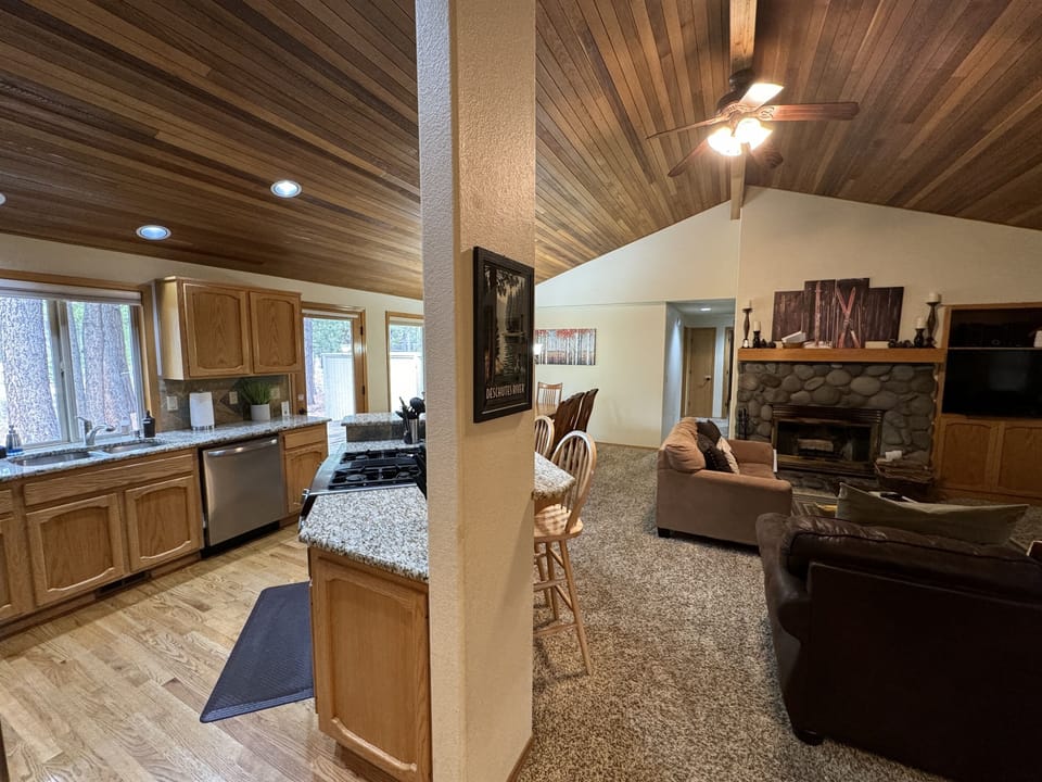 Perfect interface with dining room and great room