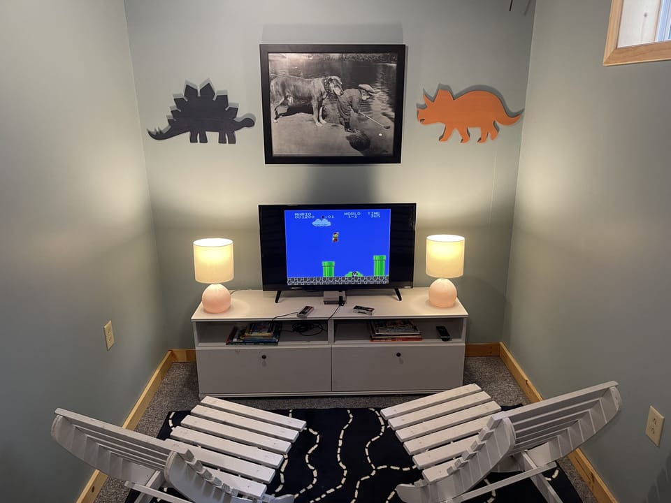 Play room even includes the use of a legacy Nintendo