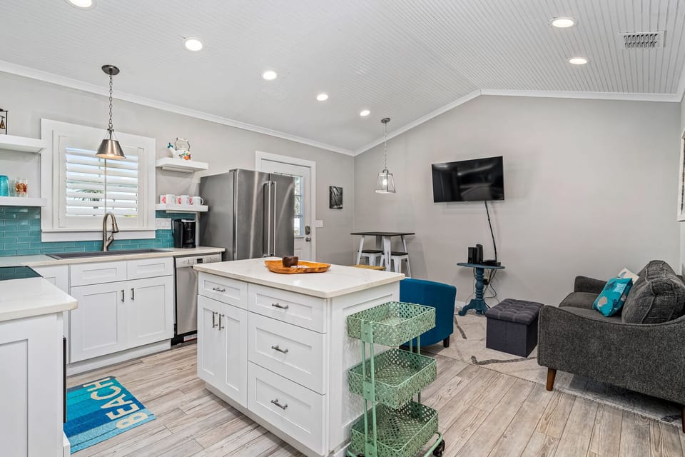 Full Kitchen - Open Layout w/ Living Area