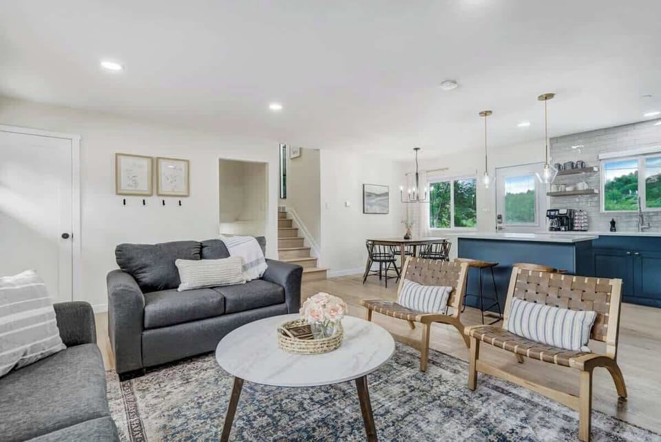 Our roomy living space. Perfect for gatherings!