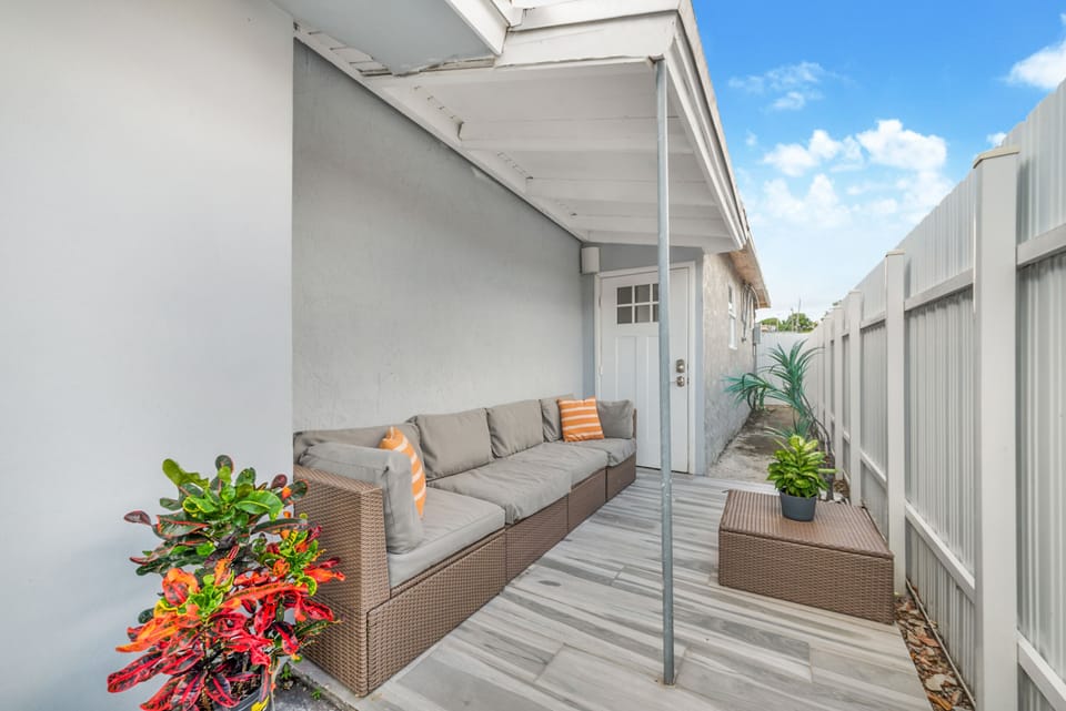 Enjoy outdoor spaces.