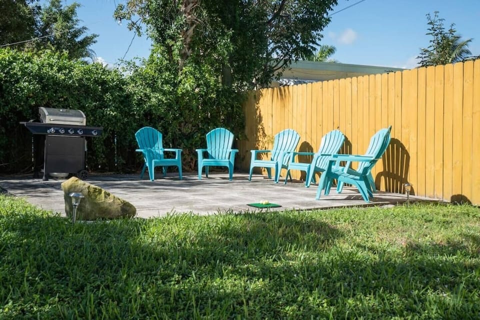 Private backyard 
