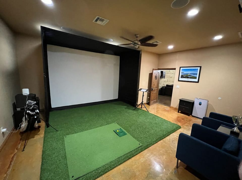 Golf Simulator Room! *
