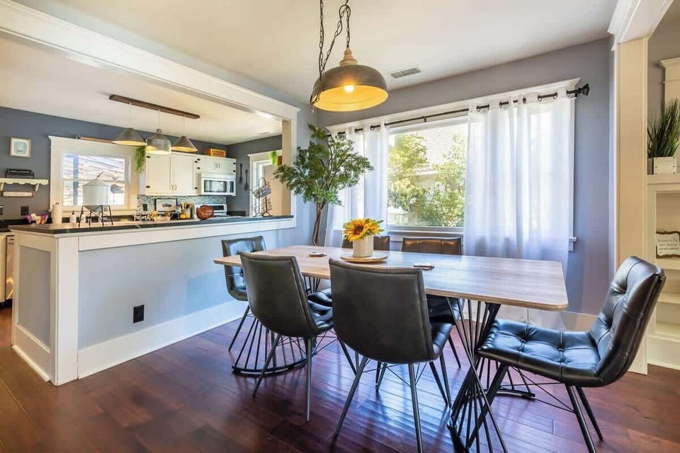 Enjoy family breakfasts and dinners in a warm, inviting space where you can share delicious meals together, truly a home away from home.
