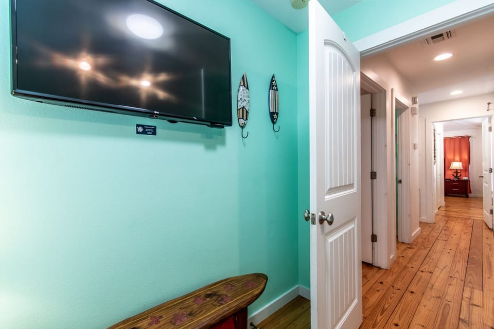 Kids have there own smart TV to watch a movie