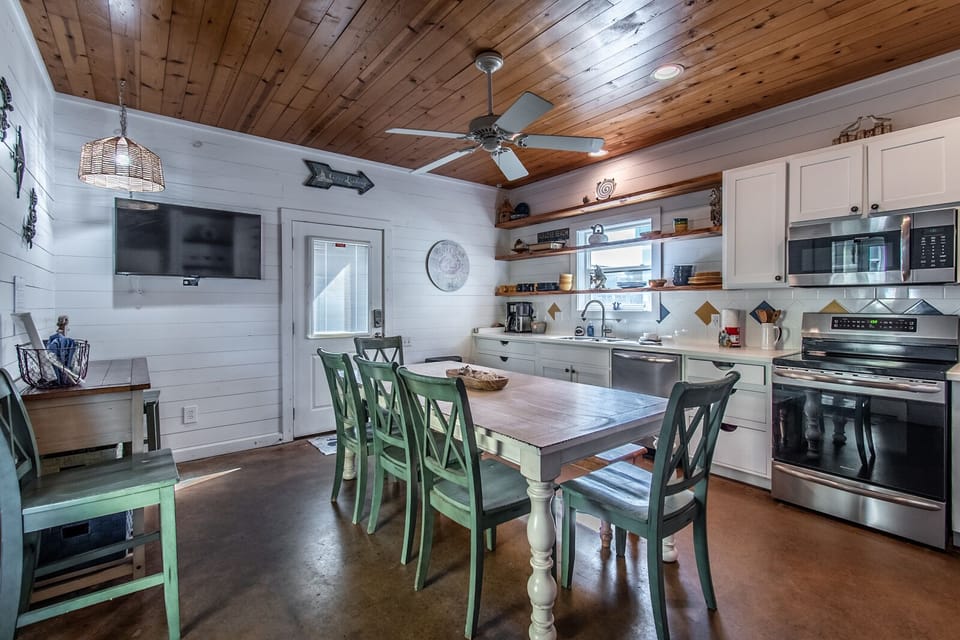 Tons of room to sit enjoy playing games or a meal together