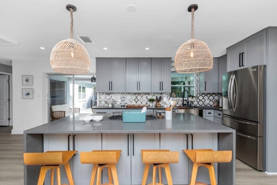 Hang out at the island on these stylish bar stools!