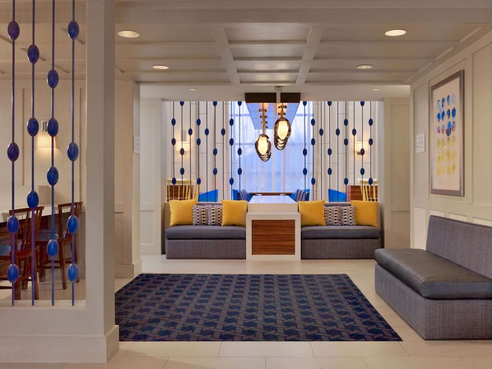 Gather together in a chic lounge made for relaxing.