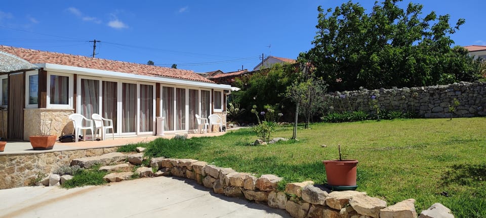 Kyrios Family Villa backyard