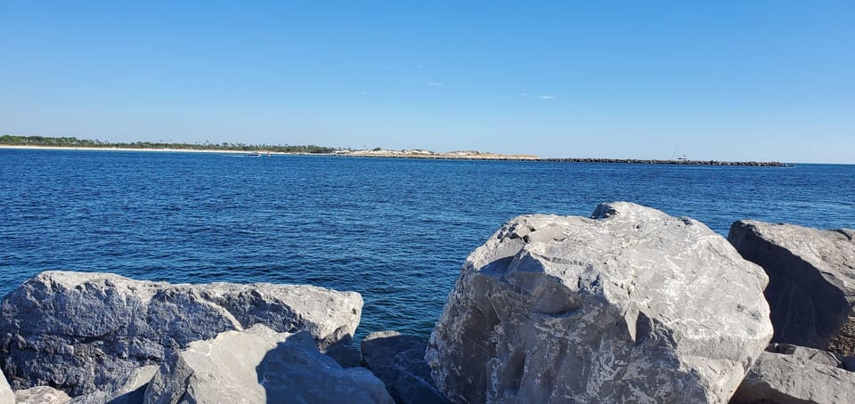  There is a boat shuttle service to Shell Island from the State park