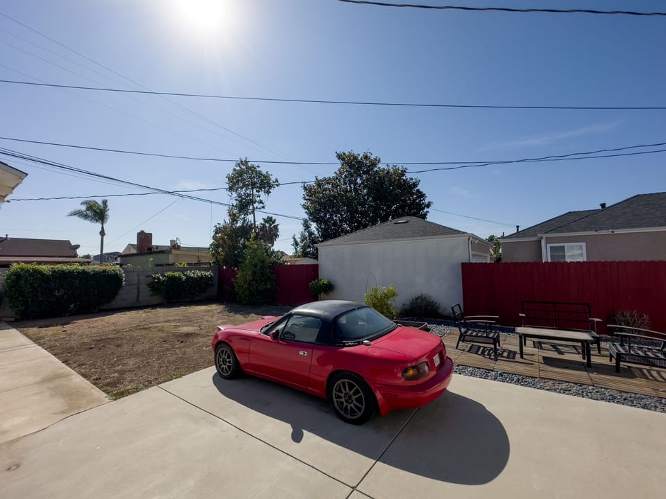 Large Backyard for kids to run around