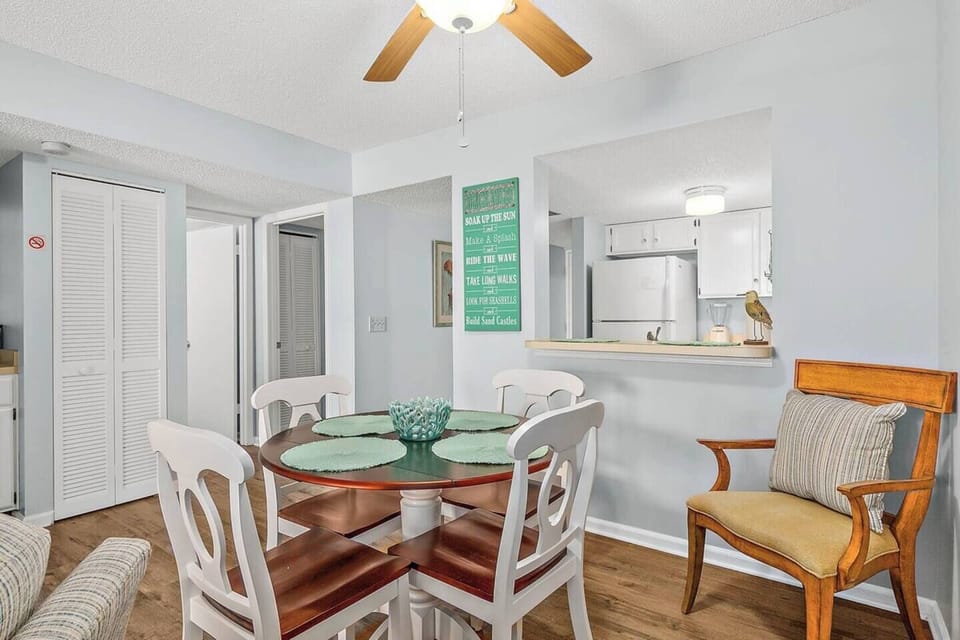Dining room table for all your indoor meals.