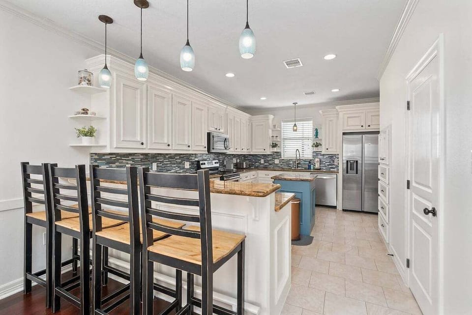 Fully equipped and stocked to be your culinary home away from home…