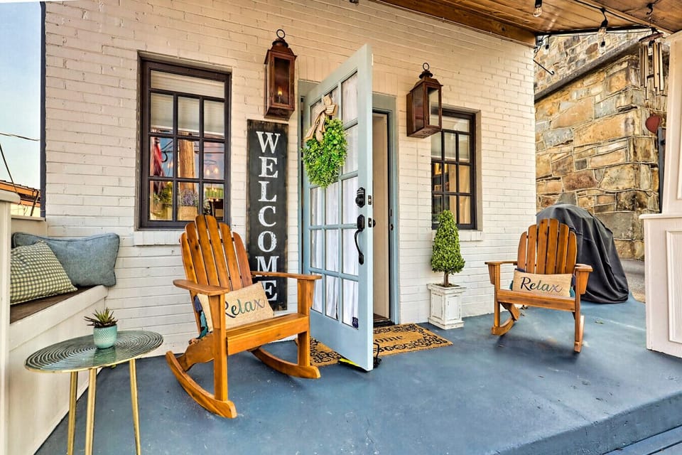 Welcome to Grey Station Bungalow by The Hideaways — just minutes from downtown Blue Ridge. Picture yourself sipping wine on this dreamy front porch as the world slows down.