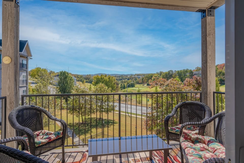 Private, Covered Balcony