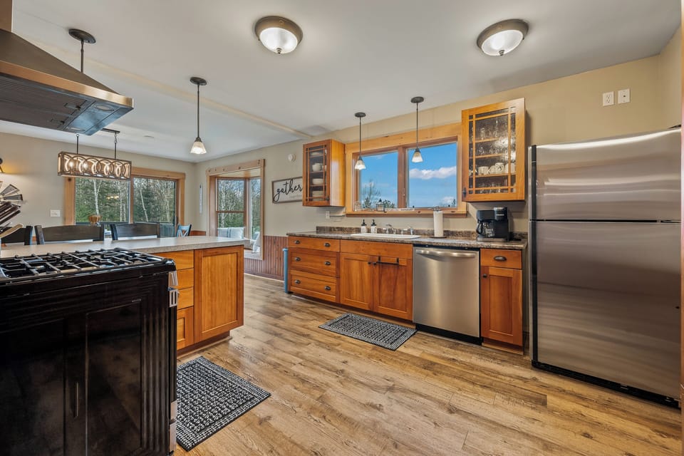 Fully equipped kitchen