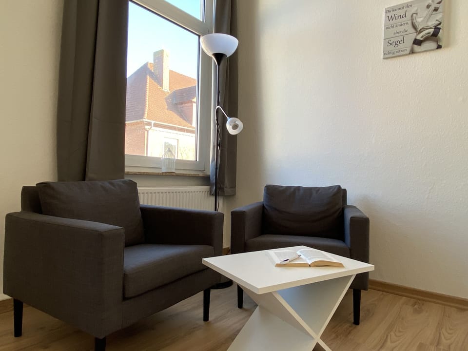 Leseecke im Wohnzimmer 