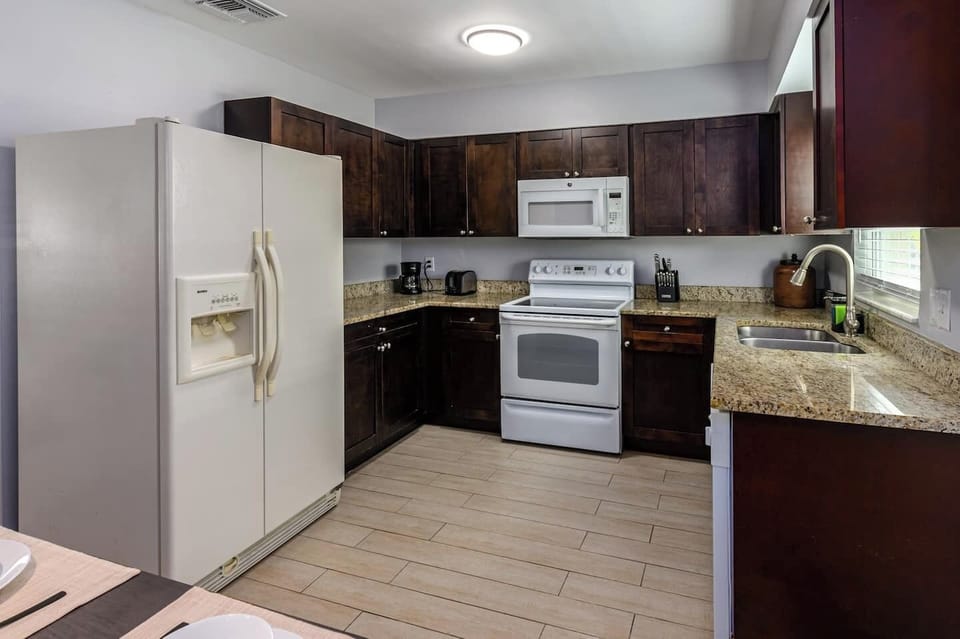 The kitchen.
