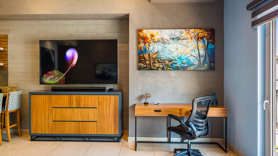 A second smart TV in living room