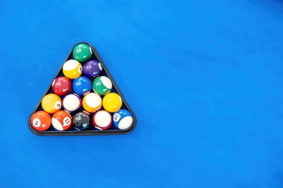 Unwind with a casual game of pool after a day on the water