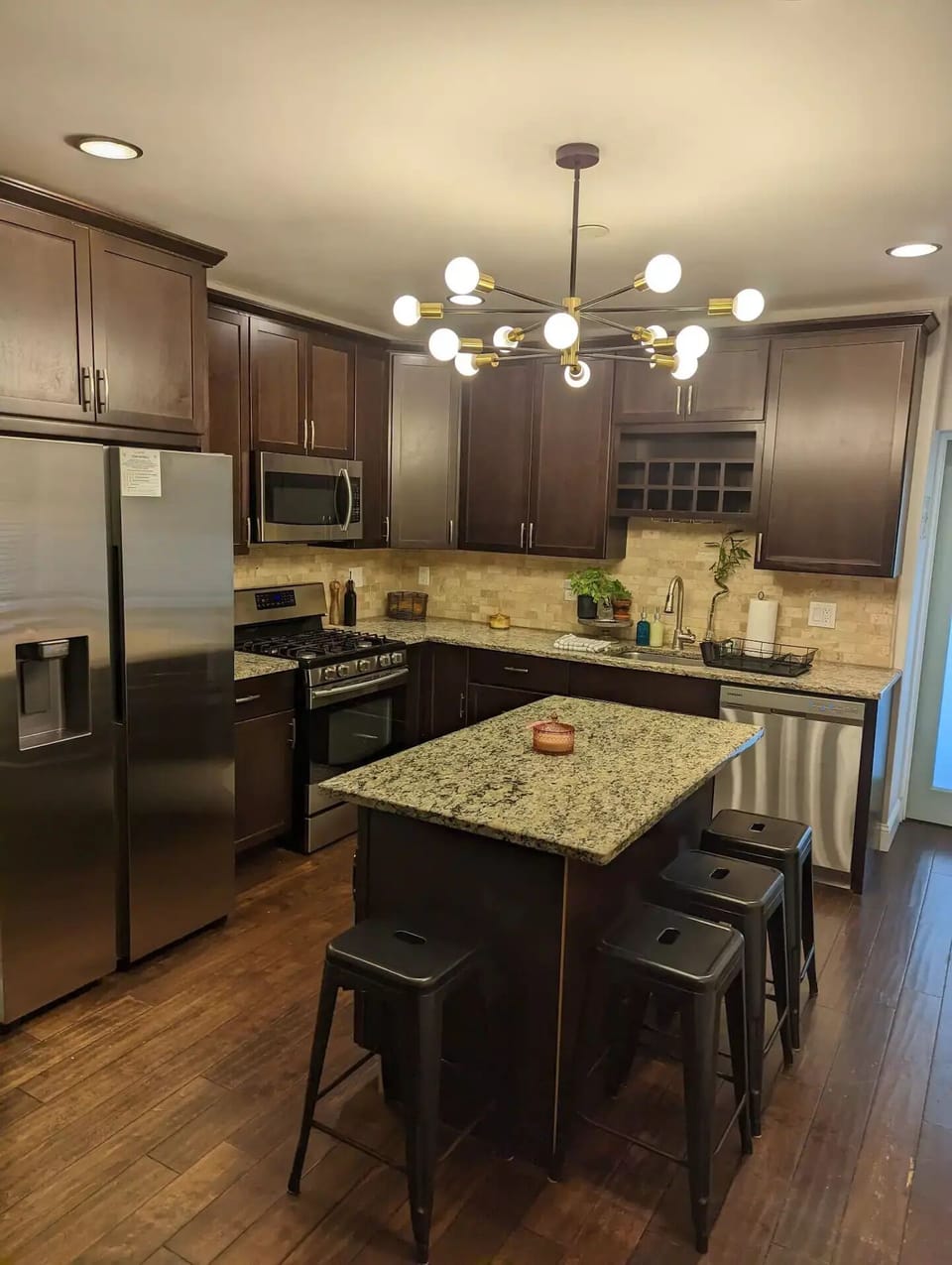 Fully stocked kitchen with all the utensils needed to make your favorite meals.